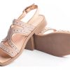 Mujer Sucre | Sandalias Mujer Chatitas Bajas Taco Bajo 2 Cm Cuero Timothea Beige