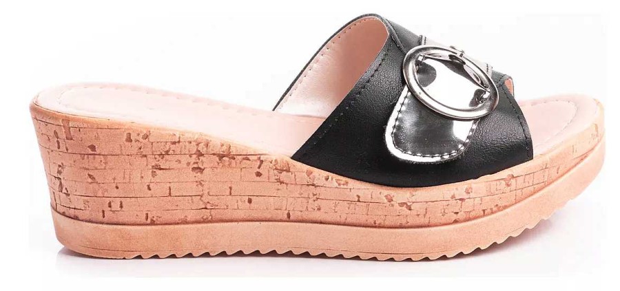 Mujer Sucre | Sandalias Mujer Zapatos Plataformas Zuecos Picados Livianos Negro