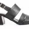 Mujer Timothea | Sandalias Zapatos Mujer Plataformas Taco Bajo Fiesta Comodas Negro