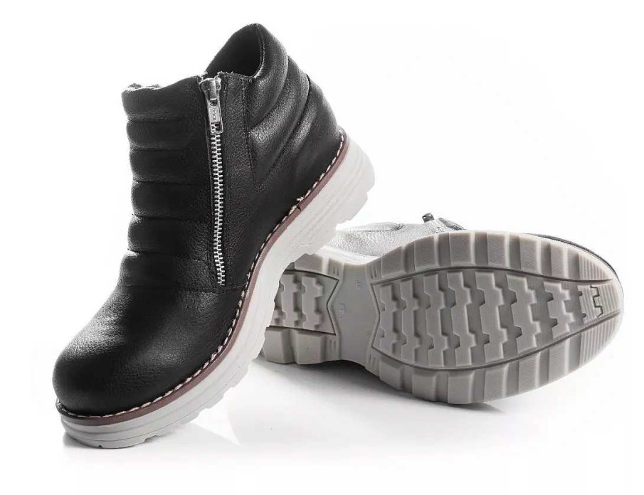 Mujer Kate Kuba | Borcegos Mujer Zapatos Botas Botitas Botinetas Cuero Negro