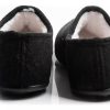 Mujer Faraon | Pantuflas Hornito Unisex Corderito Cerradas Talles 35 A 45 Negro