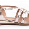 Mujer Sucre | Sandalias Mujer Verano Bajas Livianas Comodas Cuero Sucre Platino