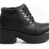 Mujer Lady Comfort | Botas Zapatos Mujer Plataformas Borcegos Livianas Negro