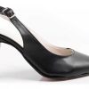 Mujer Timothea | Zapatos Stilettos Sandalias De Mujer Vestir Taco Foliado Moda Negro