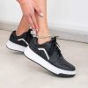 Mujer Timothea | Zapatillas Mujer Urbana Sneaker Base Cocida Veggie Timothea Negro