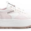 Mujer AGUDI | Zapatillas Sneakers Mujer Plataformas Molar Katekuba Blanco/Beige