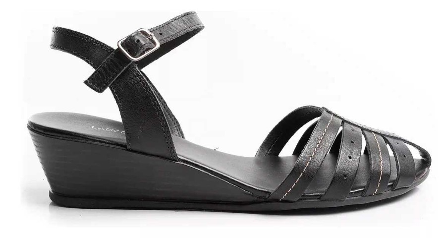 Mujer Lady Comfort | Sandalias Zapatos Mujer Zuecos Ojotas Bajas Livianas Tachas Negro