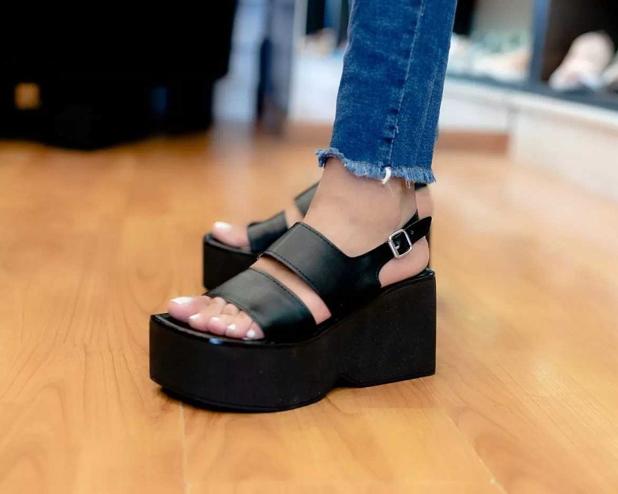 Mujer Timothea | Sandalias Zuecos Mujer Cuero Vacuno Moda Livianas Comodas Negro