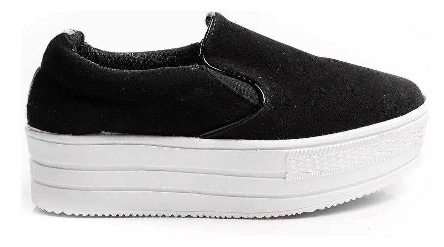 Mujer SOUTH-1 | Zapatillas Mujer Panchas Deportivas Ultra Livianas Comodas Negro