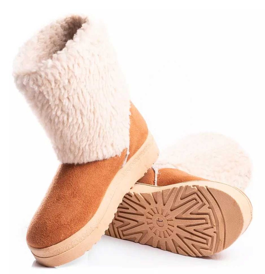 Mujer Timothea | Pantubotas Mujer Botas Peluche Interior Forrado Comodas Suela