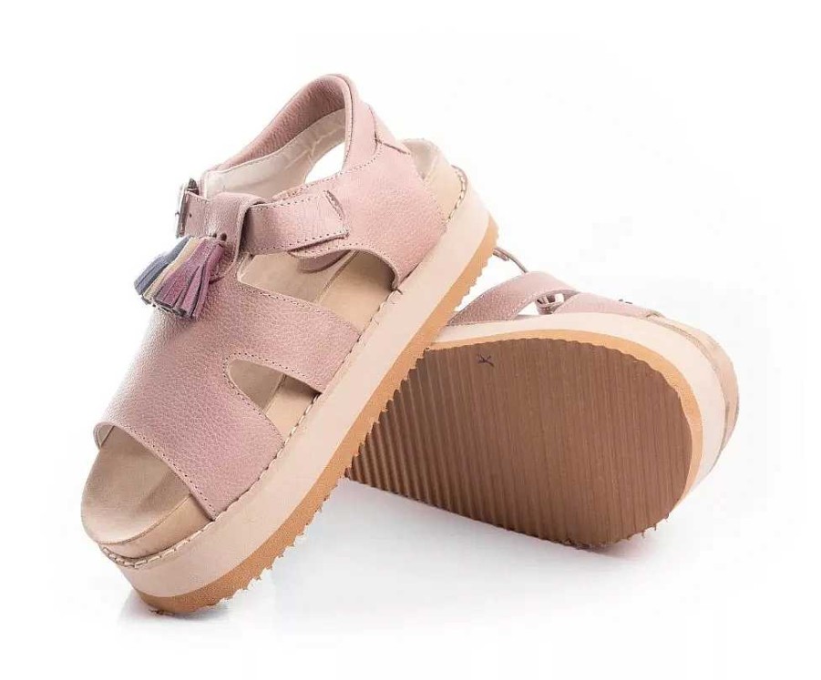 Mujer Sucre | Sandalias Zapatos Mujer Cuero Vacuno Elegantes Timothea Nude