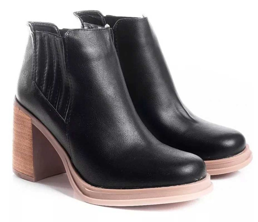 Mujer Kate Kuba | Botas Zapatos Mujer Plataformas Borcegos Botinetas Livianos Negro