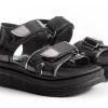 Ninas Timothea | Sandalias Nenas Zapatos Ojotas Ninas Livianas Bajas Comodas Negro