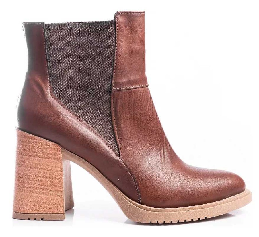 Mujer Timothea | Botas Zapatos Mujer Botinetas Cuero Vacuno Picadas Moda Suela