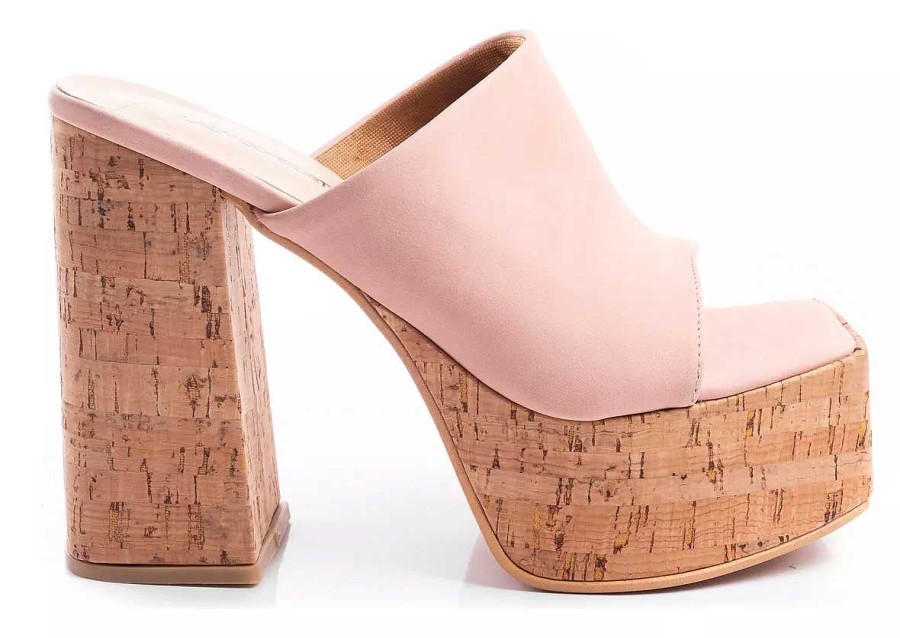 Mujer Timothea | Zapatos Mujer Sandalias Zuecos Plataformas Taco Timothea Nude