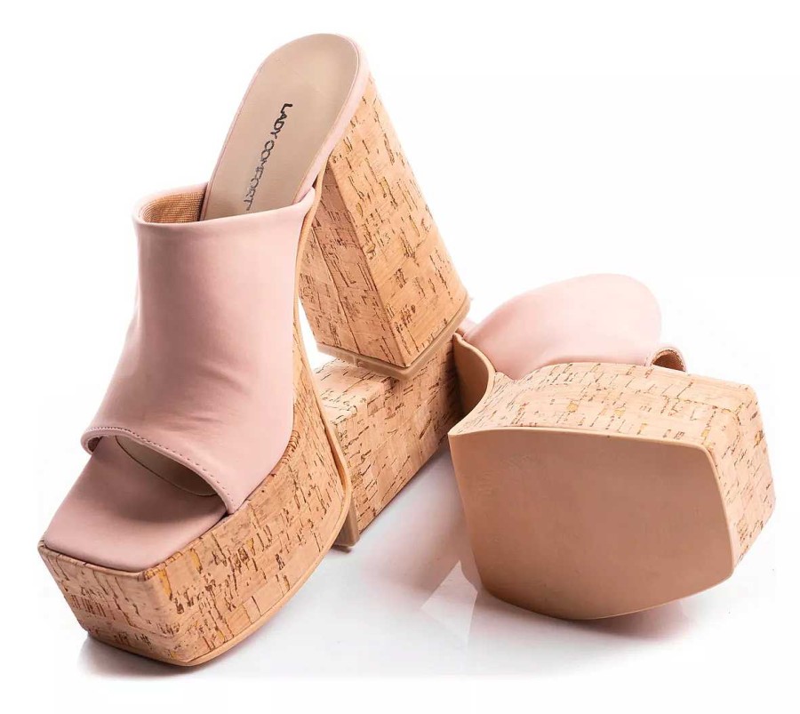 Mujer Timothea | Zapatos Mujer Sandalias Zuecos Plataformas Taco Timothea Nude