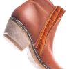 Mujer Lady Comfort | Botas Texanas Zapatos Mujer Botitas Botinetas Cuero Rojo Suela