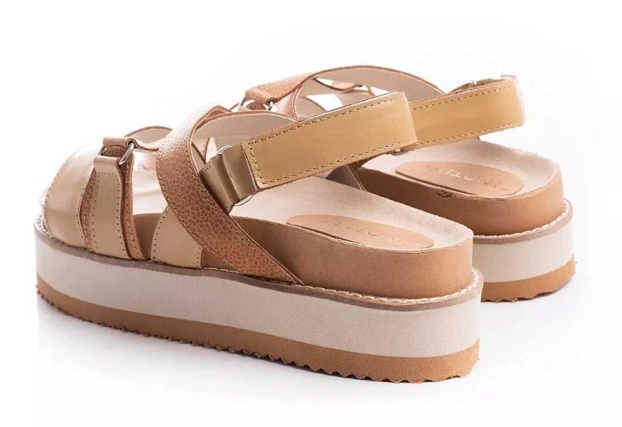 Mujer Sucre | Sandalias Mujer Zapatos Plataformas Zuecos Cuero Livianas Camel