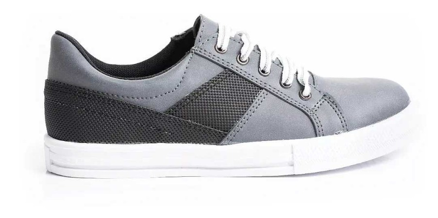 Ninos Wolf | Zapatillas Urbanas Ninos Reforzadas Deportivas Livianas Moda Gris