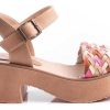 Mujer Timothea | Sandalias Mujer Plataformas Moda Livianas Fiesta Timothea Multicolor Trenza