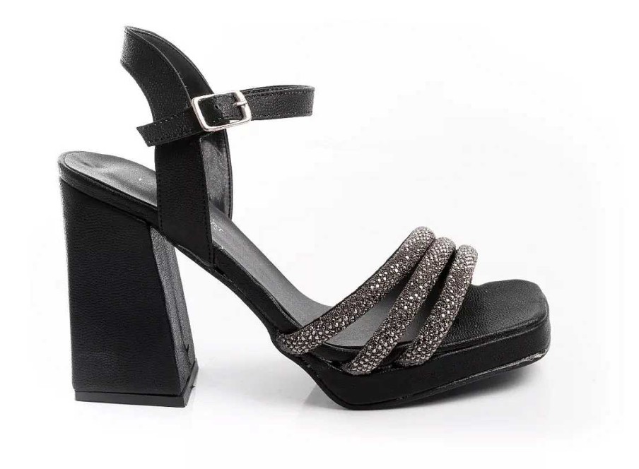 Mujer Lady Comfort | Sandalias Mujer Stilettos Noche Fiesta Glitter Timothea