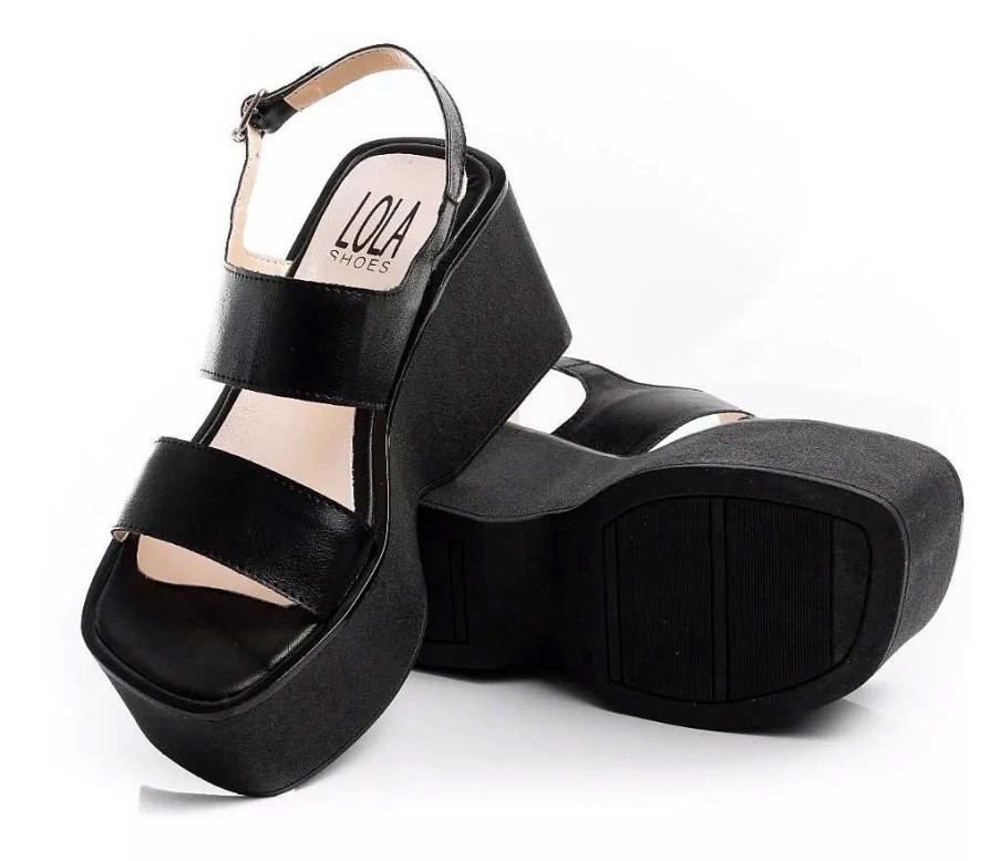 Mujer Timothea | Sandalias Zuecos Mujer Cuero Vacuno Moda Livianas Comodas Negro