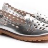 Mujer Timothea | Zapatos Mujer Chatitas Balerinas Mocasines Cuero Ecologico Plata