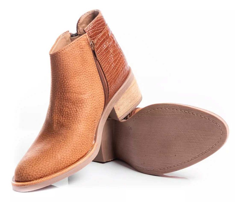 Mujer Lady Comfort | Zapatos Botinetas Mujer Botas Cuero Taco Cuadrado Plata Suela