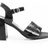 Mujer Lady Comfort | Sandalias Mujer Plataformas Zapatos De Fiesta Livianas Negro/Negro