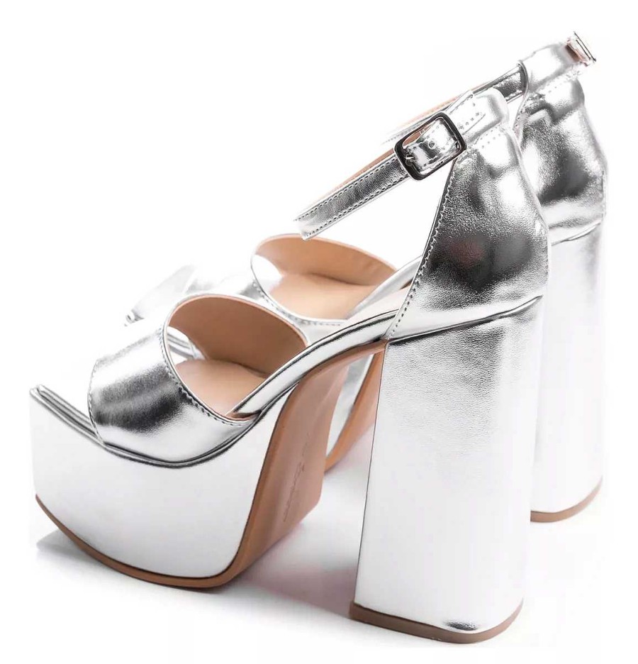 Mujer Lady Comfort | Sandalias Mujer Formas Zapatos Taco Palo Comodos Plata