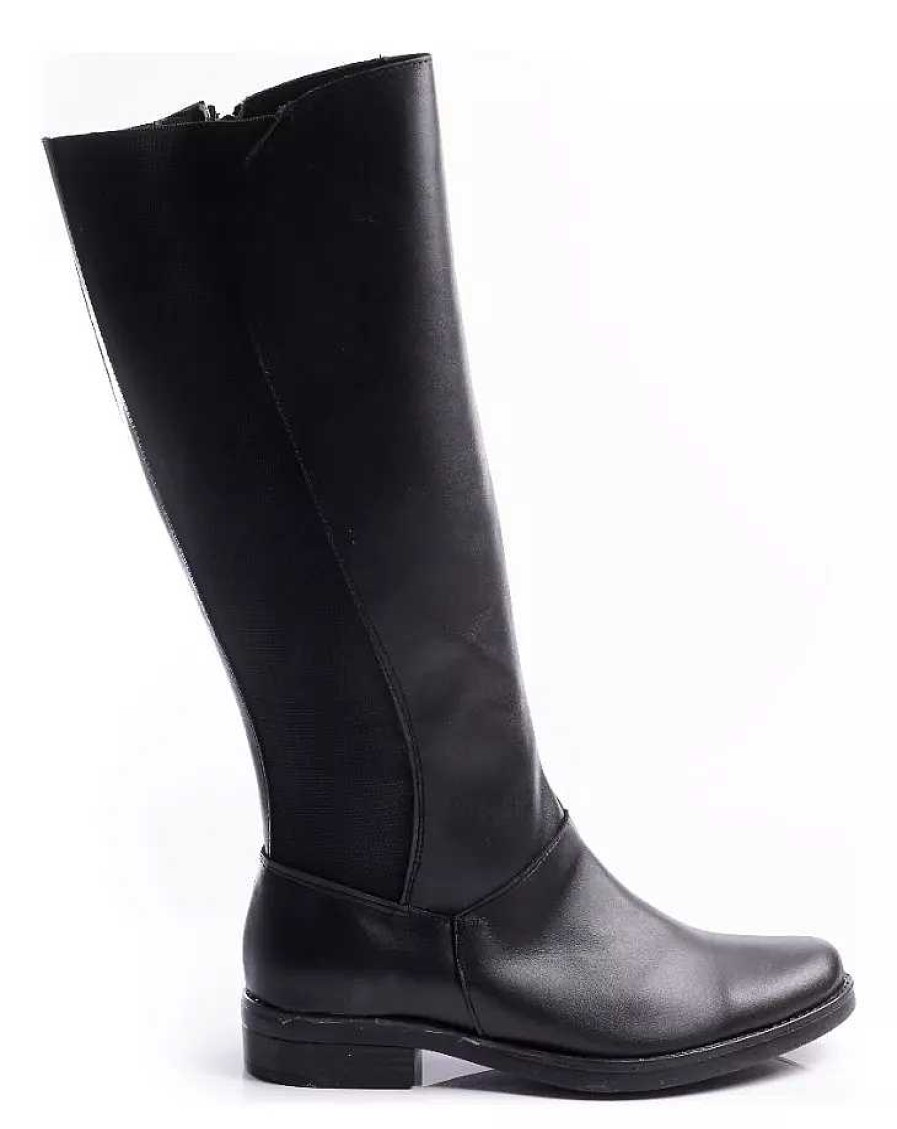 Mujer Timothea | Botas Estilo Montar Mujer Zapatos Cana Alta Cuero Vacuno