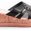 Mujer Timothea | Zuecos Sandalias Mujer Plataforma Verano Livianas Timothea Negro