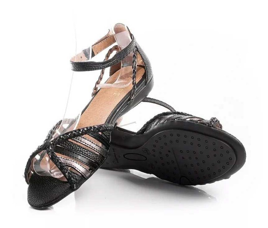 Mujer Sucre | Zapatos Mujer Sandalias Ojotas Bajas Livianas Ojotas Cuero Vacuno Negro