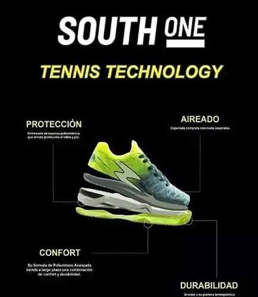 Hombre South | Zapatillas Padel Handball Squash Voley Tenis South-1 Slam