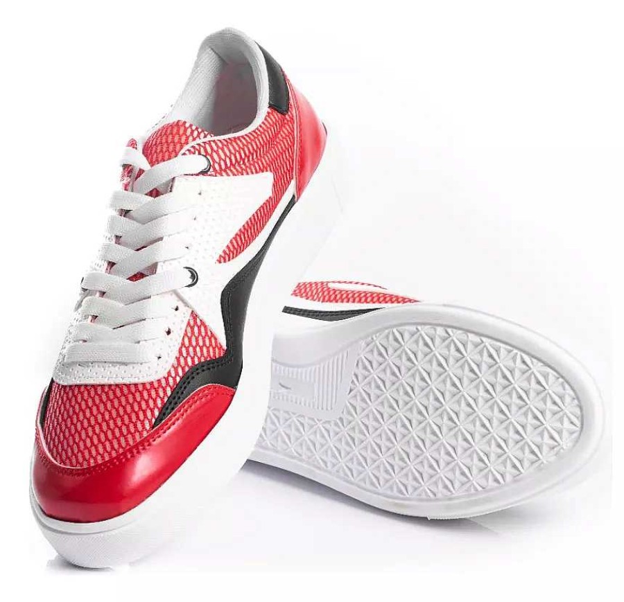 Hombre Agudi | Zapatillas Hombre Urbanas Sneakers Livianas Zapatos Moda Rojo