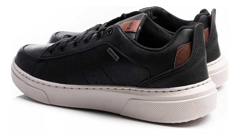 Hombre SOUTH-1 | Zapatos Zapatillas Hombre Panchas Urbanas Nauticos Livianos Negro