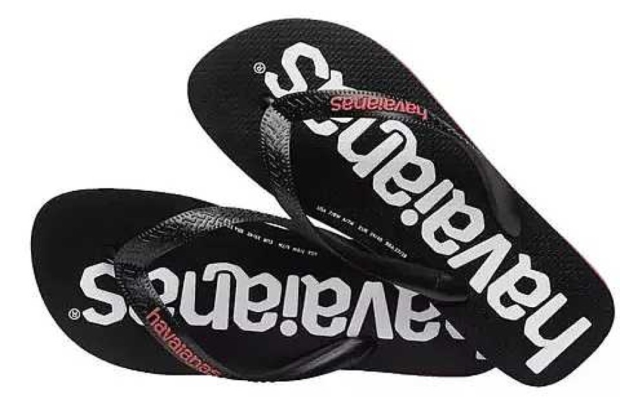 Hombre havainas | Ojotas Havaianas Hombre Originales Top Logomania Timothea Negro