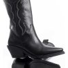 Mujer Timothea | Botas Zapatos Mujer Botitas Botinetas Texanas Cuero Negro