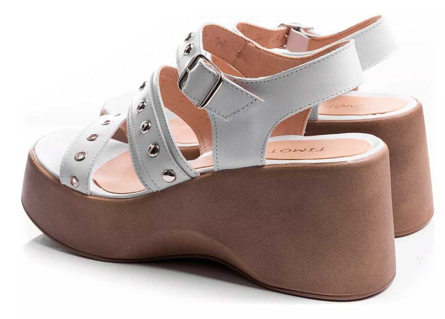 Mujer Sucre | Sandalias Zapatos Mujer Elegantes Noche Cuero Comodas Blanco