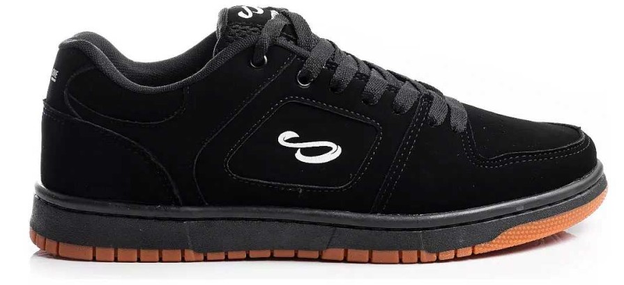 Hombre SOUTH-1 | Zapatillas Hombre Urbanas Skate Base Cocida Reforzadas Cuero Negro