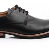 Hombre Tabbuso | Zapatos De Hombre Zapatillas Comfort Sport Cuero Suela Goma Negro