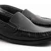 Hombre Timothea | Zapatos Hombres Mocasines Nauticos De Vestir Urbano Zapatillas Cuero Base Antideslizante Comodos Livianos Negro