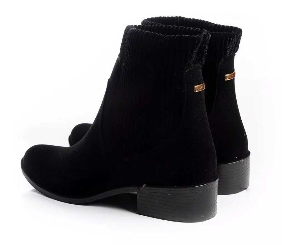 Mujer Timothea | Botas Botinetas Mujer Lluvia Importadas Moda Cana Baja Negro