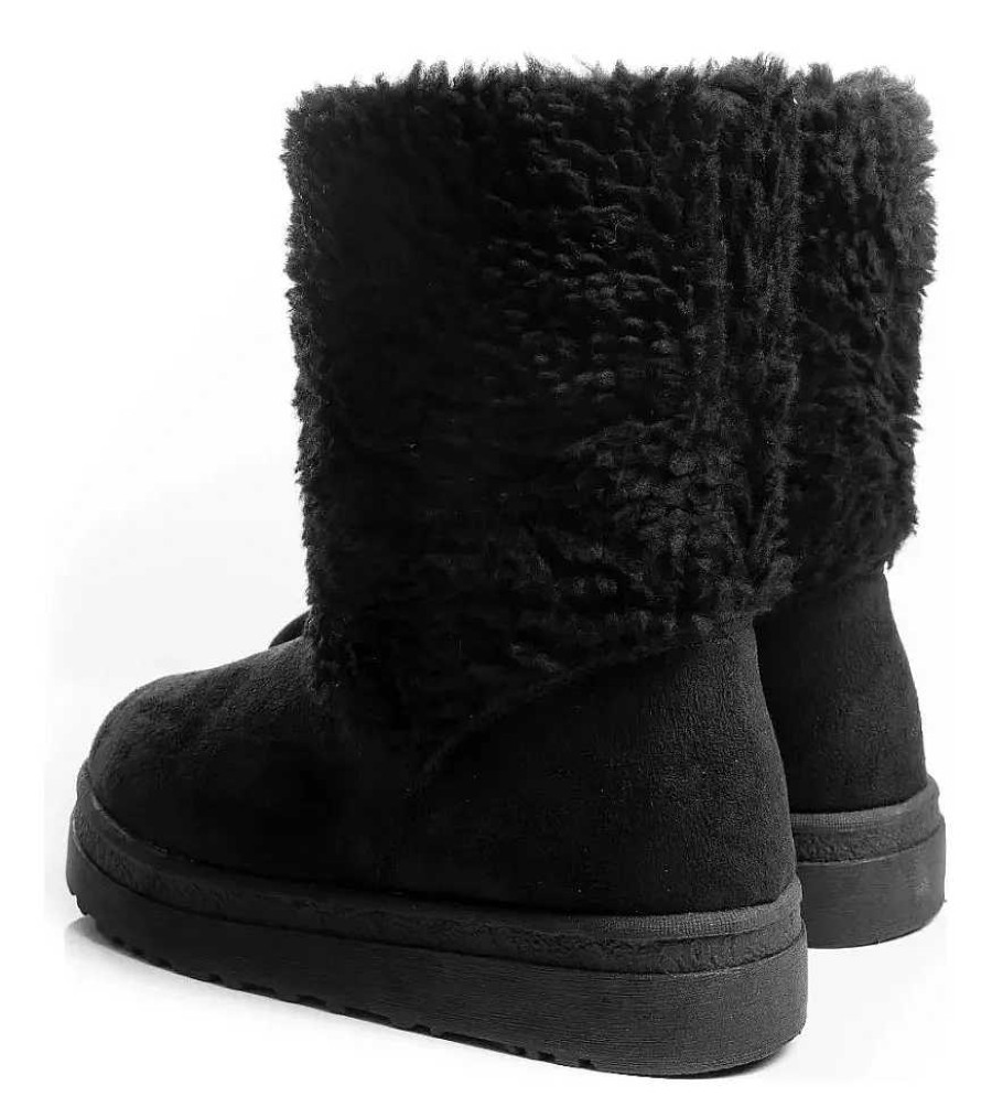 Mujer Timothea | Pantubotas Mujer Australianas Peluche Botas Botitas Zapatos Negro