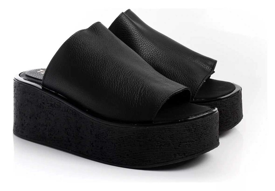 Mujer Timothea | Sandalias Mujer Zapatos Zuecos Picadas Taco Cuadrado Comodas Negro Negro