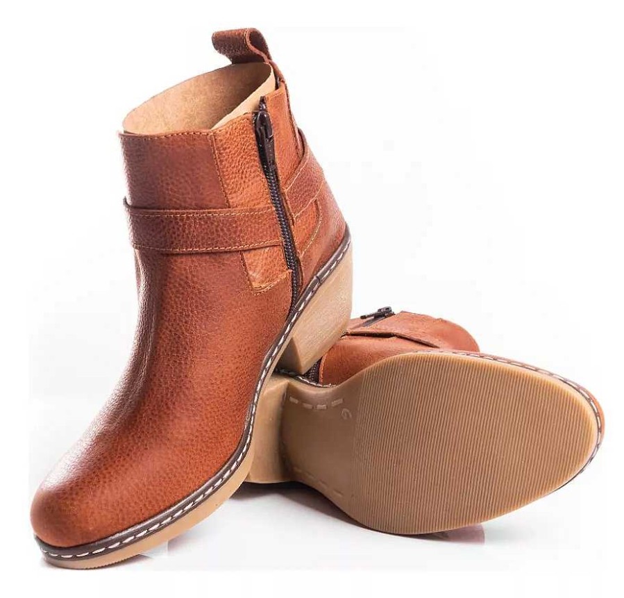 Mujer Timothea | Zapatos Mujer Botas Botitas Texanas Cuero Vacuno Tachas Moda Suela