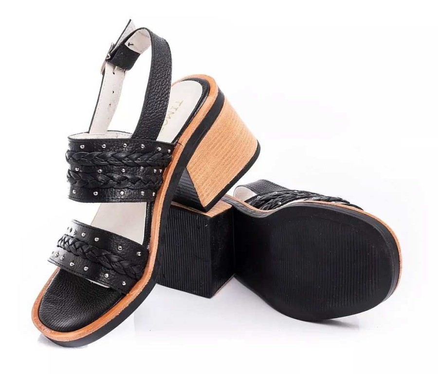 Mujer Sucre | Sandalias Zapatos Mujer Urbanas Ojotas Baja Livianas Comodas Negro